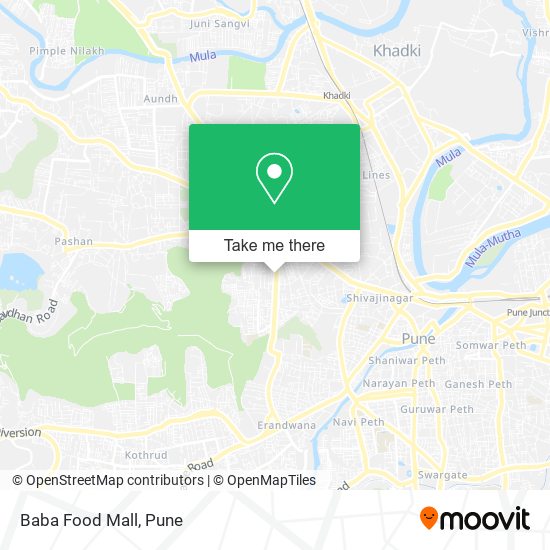 Baba Food Mall map