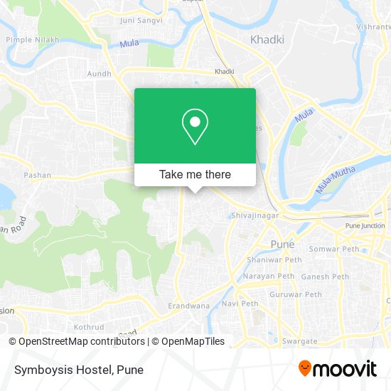 Symboysis Hostel map