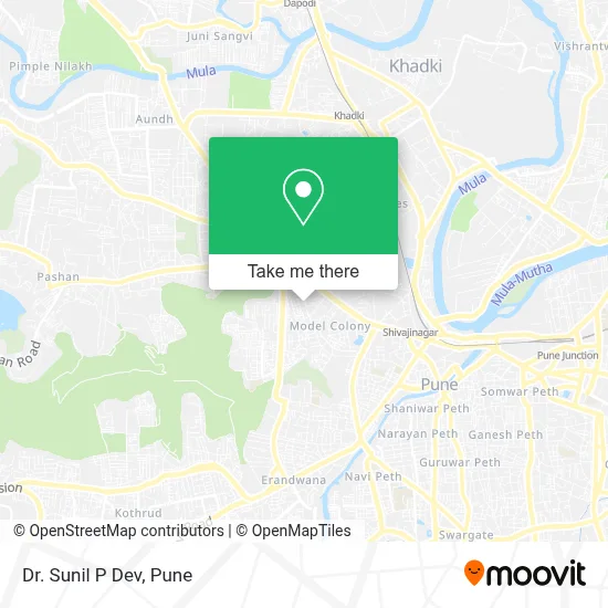 Dr Sunil P Dev map
