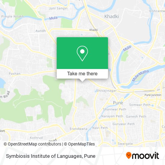 Symbiosis Institute of Languages map