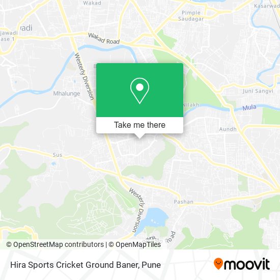 Hira Sports Cricket Ground Baner map