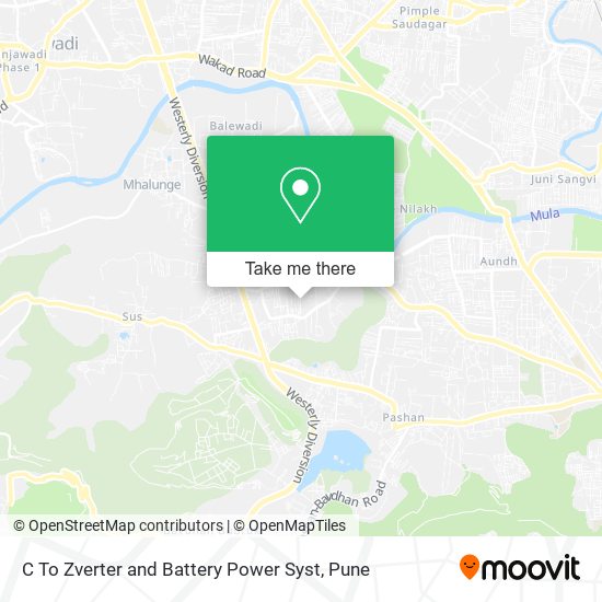 C To Zverter and Battery Power Syst map