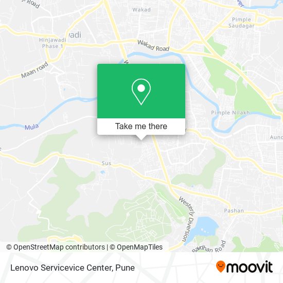 Lenovo Servicevice Center map