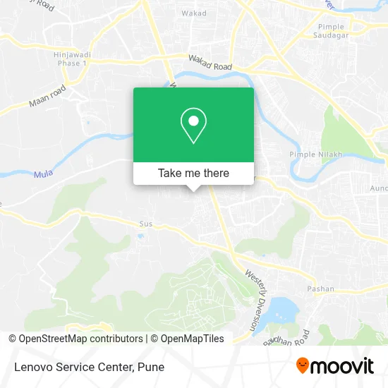 Lenovo Servicevice Center map