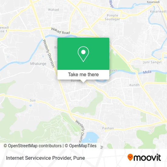 Internet Servicevice Provider map