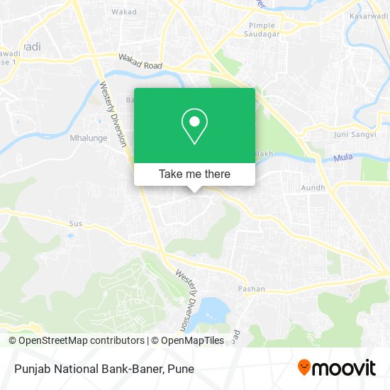Punjab National Bank-Baner map