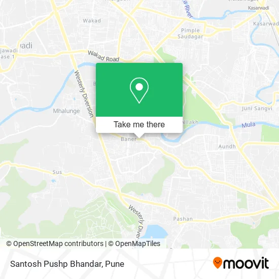 Santosh Pushp Bhandar map