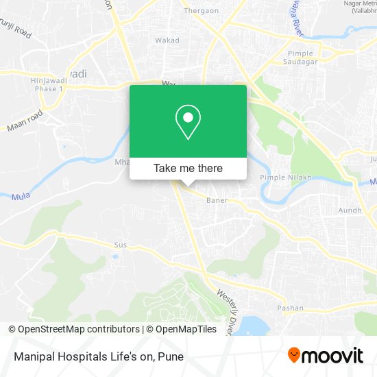 Manipal Hospitals Life's on map