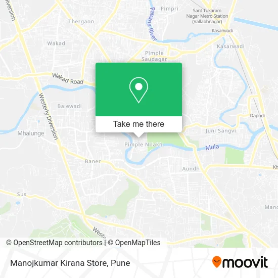 Manojkumar Kirana Store map