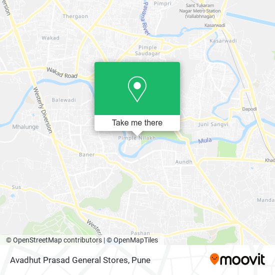 Avadhut Prasad General Stores map