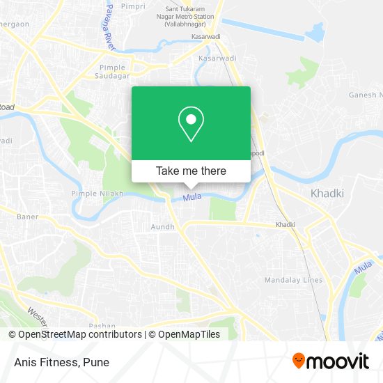 Anis Fitness map