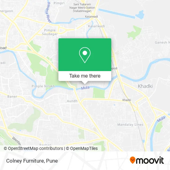 Colney Furniture map