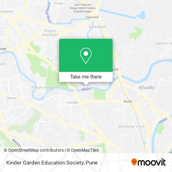Kinder Garden Education Society map