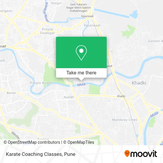 Karate Coaching Classes map