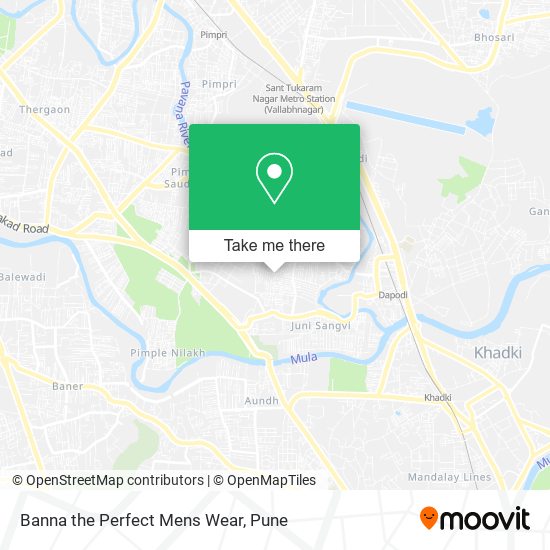 Banna the Perfect Mens Wear map