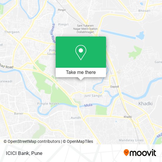 ICICI Bank map