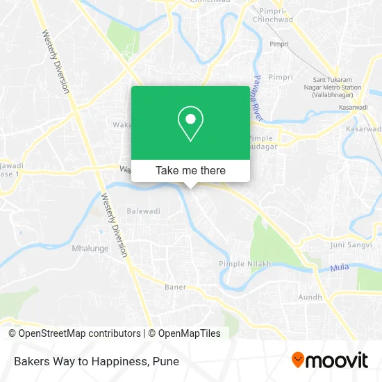 Bakers Way To Happiness map