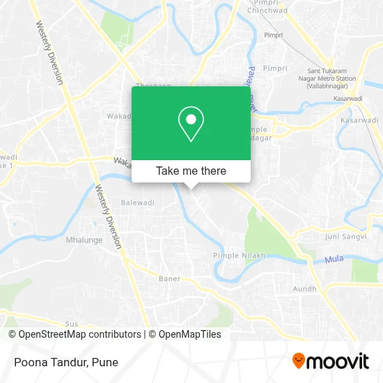 Poona Tandur map