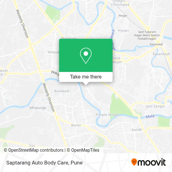 Saptarang Auto Body Care map