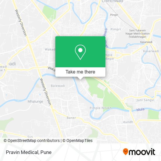 Pravin Medical map