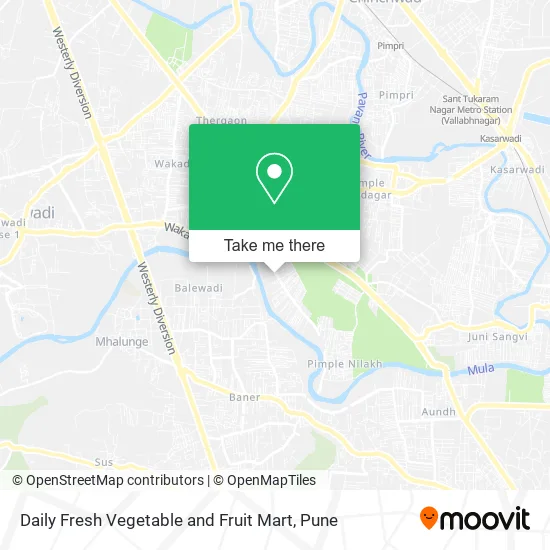 Daily Fresh Vegetable and Fruit Mart map