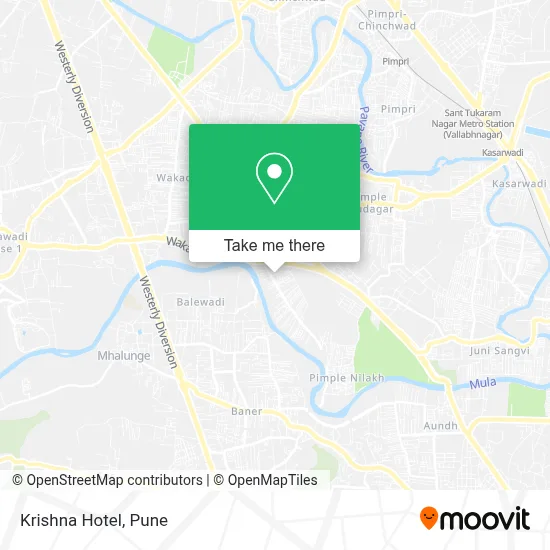Krishna Hotel map