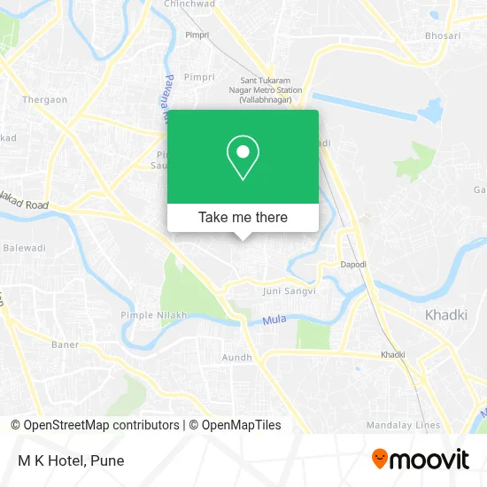 M K Hotel map