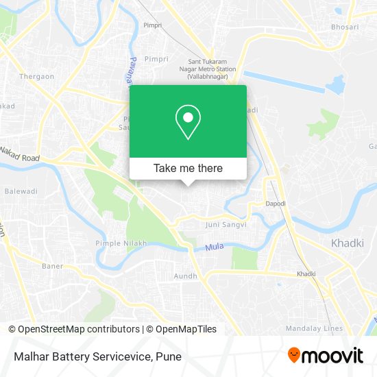 Malhar Battery Servicevice map