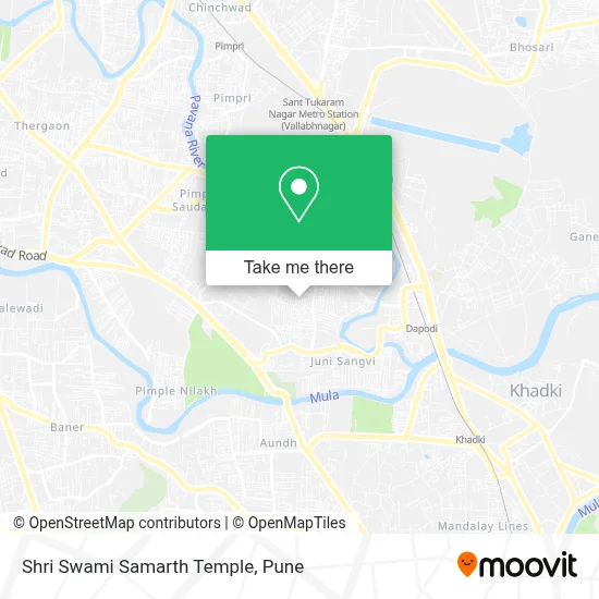Shri Swami Samarth Temple map