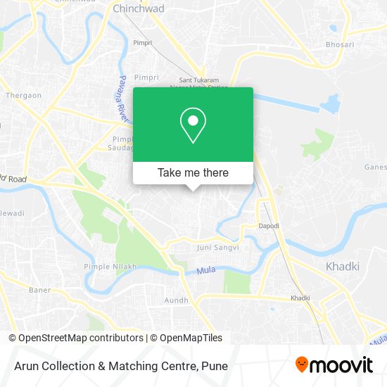 Arun Collection & Matching Centre map