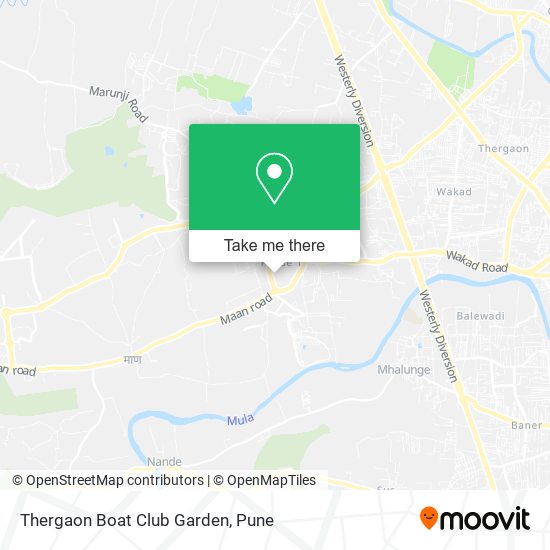 Thergaon Boat Club Garden map