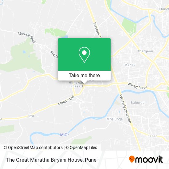 The Great Maratha Biryani House map