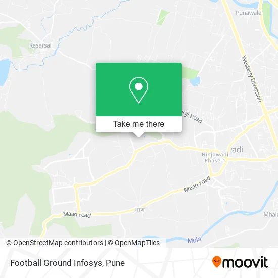 Football Ground Infosys map
