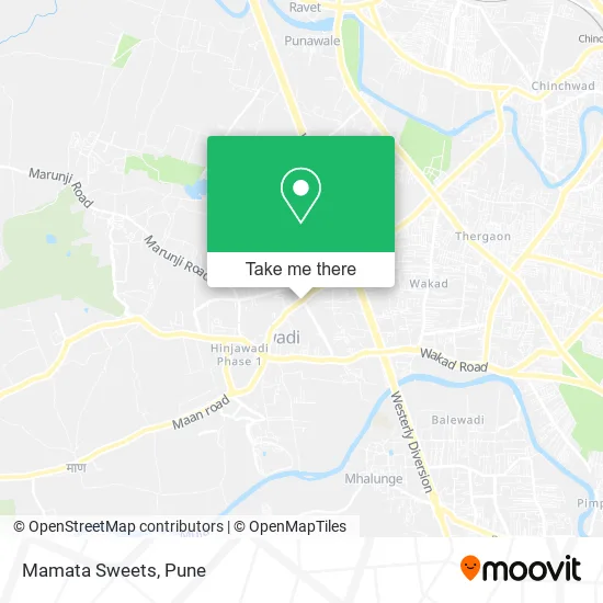 Mamata Sweets map