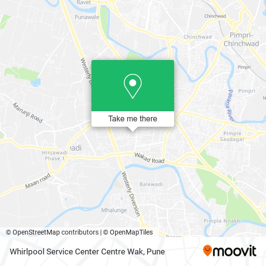 Whirlpool Service Center Centre Wak map