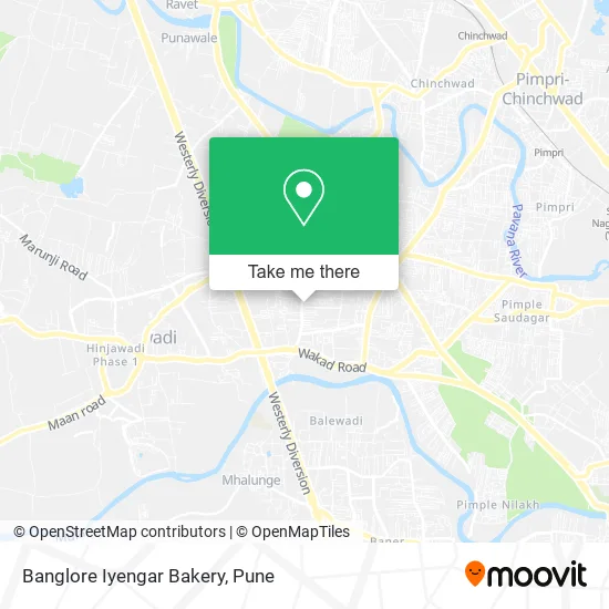 Banglore Iyengar Bakery map