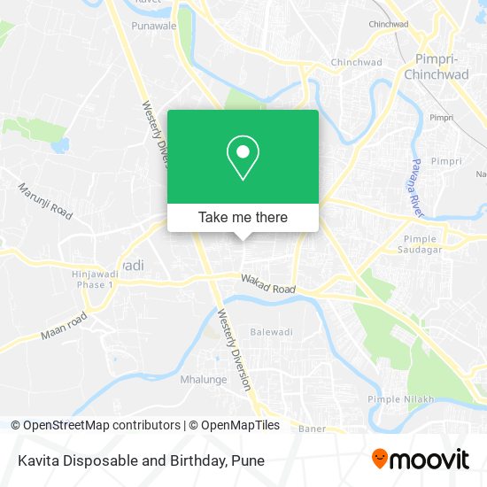 Kavita Disposable and Birthday map