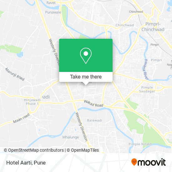 Hotel Aarti map