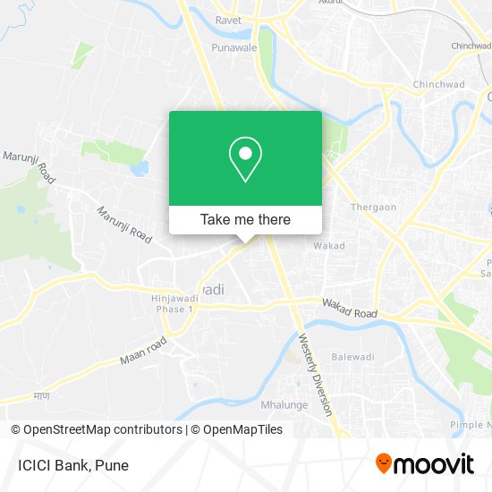 ICICI Bank map