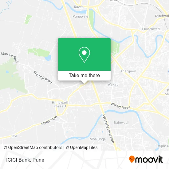 ICICI Bank map