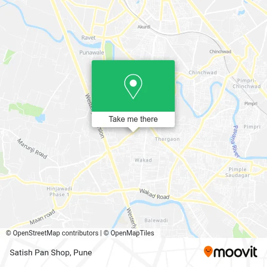 Satish Pan Shop map