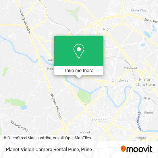 Planet Vision Camera Rental Pune map