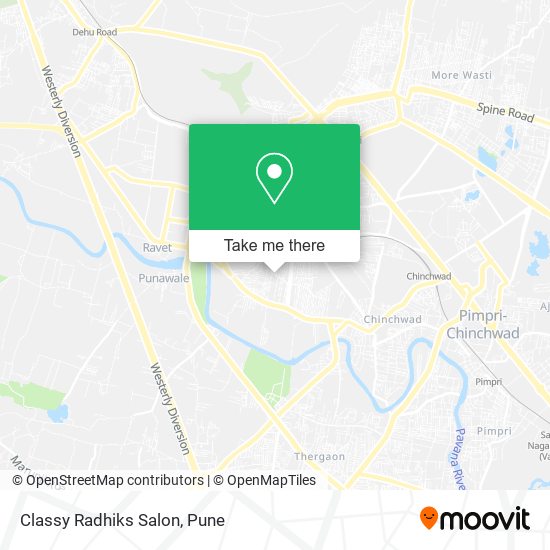 Classy Radhiks Salon map