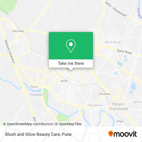 Blush and Glow Beauty Care map