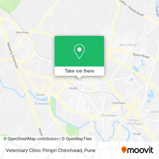Veterinary Clinic Pimpri Chinchwad map