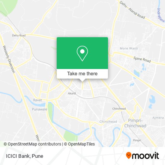 ICICI Bank map