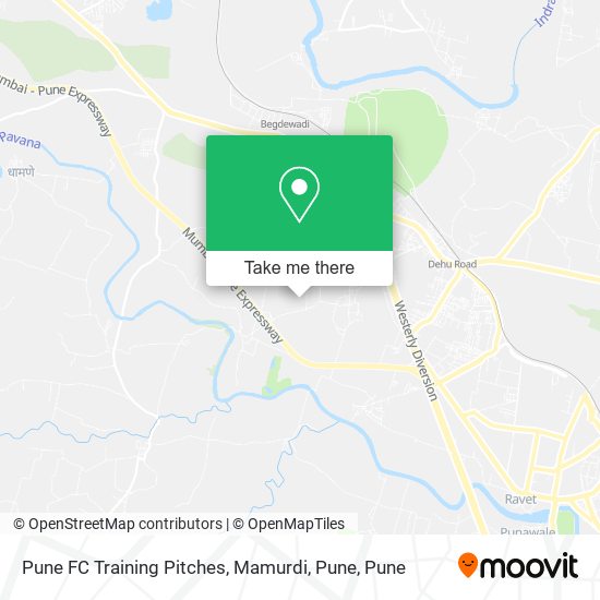 Pune FC Training Pitches, Mamurdi, Pune map