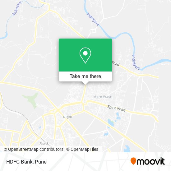 HDFC Bank map