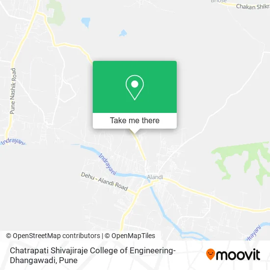 Chatrapati Shivajiraje College of Engineering-Dhangawadi map