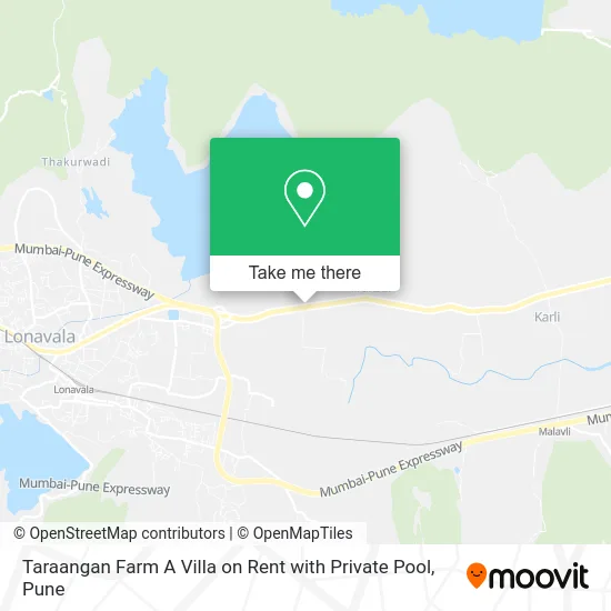 Taraangan Farm A Villa on Rent with Private Pool map